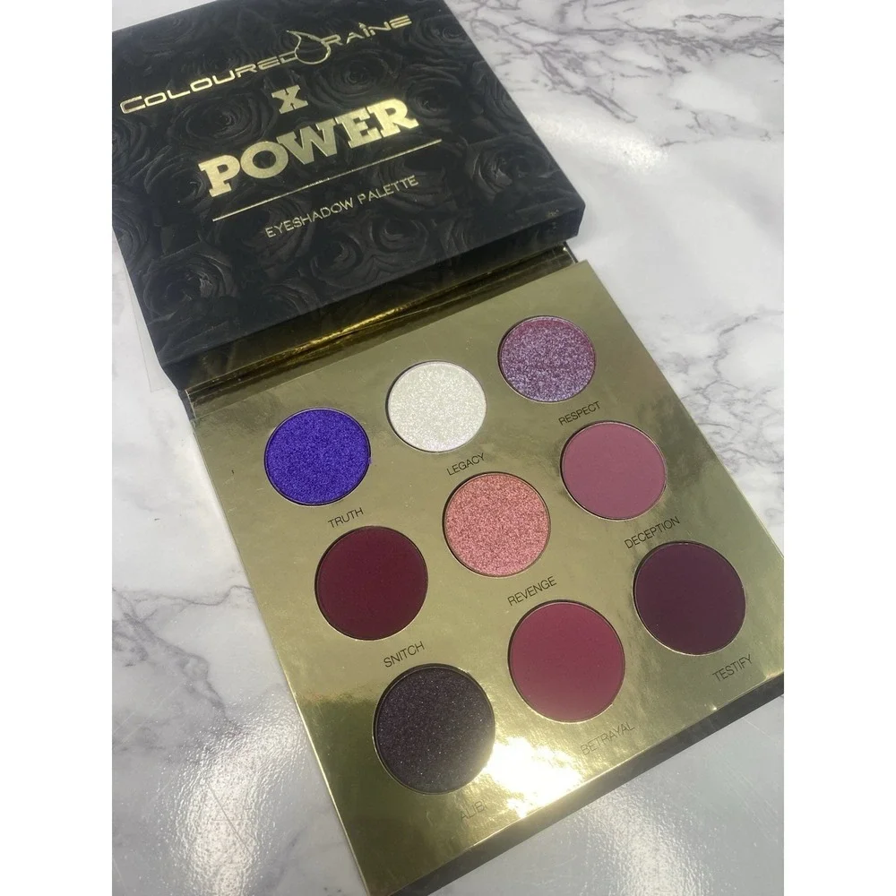 Coloured Raine X Power Eyeshadow Palette – New – Discontinued – Purple Tones